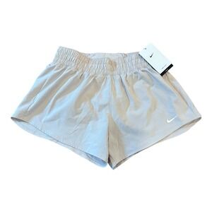 NWT Nike Women's Dri-FIT Sz S High-Waisted 3" Brief-Lined Shorts-Pink